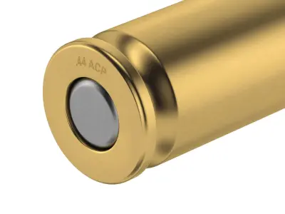 Bullet 44 ACP 3D model