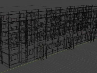 Panel House Free 3D model