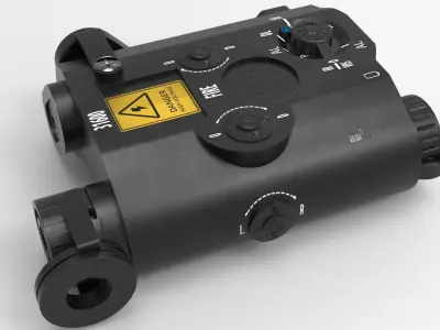 Atpial-C Laser Gun Low-poly 3D model