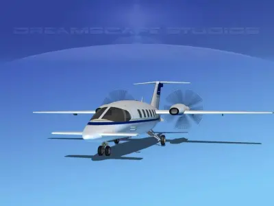 Piaggio Avanti P180 V14 3D model