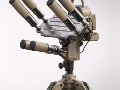 Portable Defense System 3D model