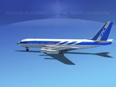 Boeing 707 Emerson Air Cargo 3D model