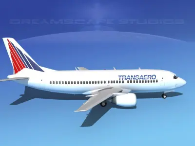 Boeing 737-300 TransAero 3D model