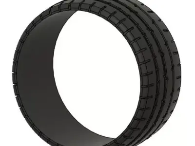 Nankang CRS Tyre for Nozzautominis Rims Free 3D print model