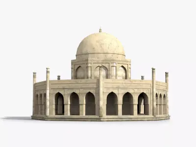 Arab x12 Low-poly 3D model
