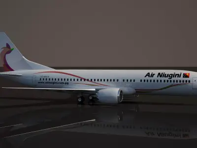 Air Niugini Boeing 737 MAX - 8 3D model