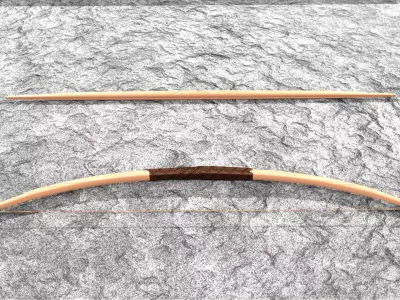 Otzi Bow 3D model
