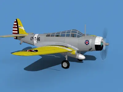 Douglas TBD-1 Devestator V06 3D model