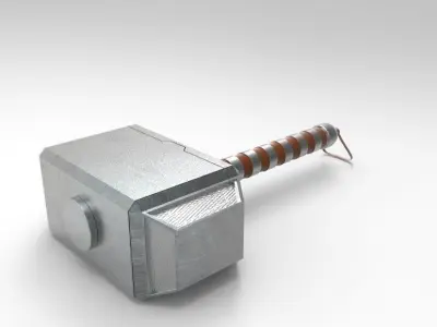 thor hammer 3D model shop