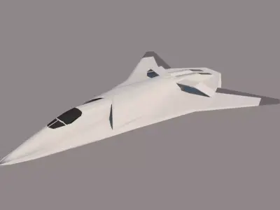 European 6th Gen fighter concept 3D model