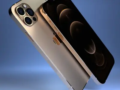 iPhone 12 pro model all colors 3D model
