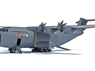 Atlas Airbus A400M Aircraft 3D model