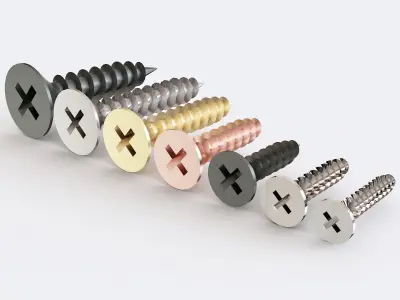 Nuts Blots and Screws vol 01 3D model