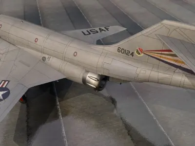 McDonnell F-101C Voodoo 3D model
