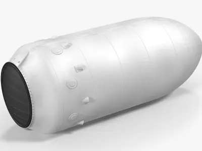 Spaceship Payload Capsule 3D model