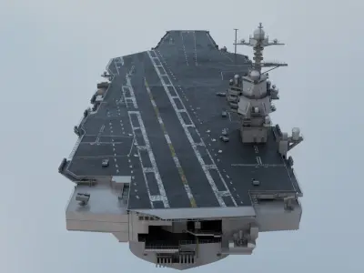 USS Gerald R Ford CVN-78 3D model