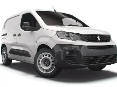 Peugeot Partner Van SWB 2021 3D model