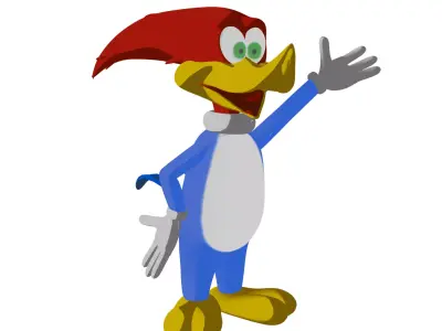 Woody Woodpecker 3D model