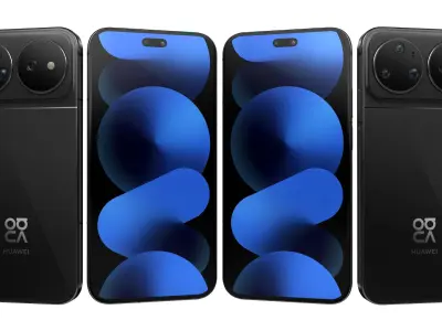 Huawei nova 16 Ultra All Colors 3D model