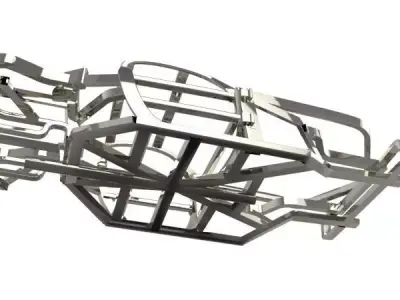 Shield DR3 Titanium Frame Free 3D model