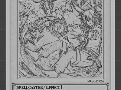 DROLL LOCK BIRD - YUGIOH Free 3D print model