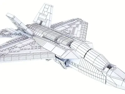 Lego creator  Plane 31039 3d model and bricks animation 3D model