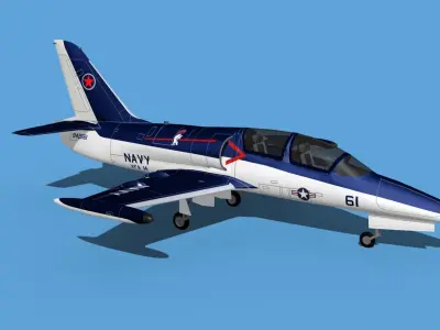 Aero Vodochody L-39C Albatross V19 3D model