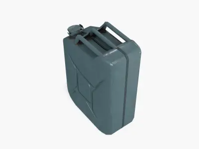 Jerrycan Asset 04 Low-poly 3D model