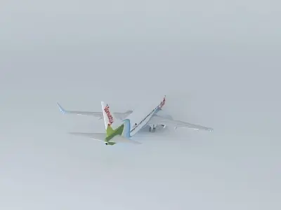 Air Vanuatu Boeing 737 800 3D model