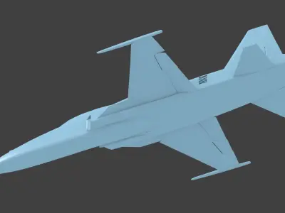 F-5E TigerII topgun mig-28 3D print model