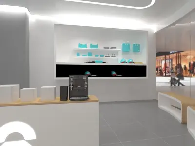 NIO Auto Mall Exhibition Hall 3D model