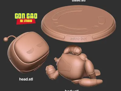 Astro Bot 3D print model