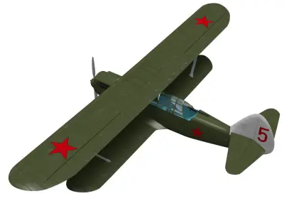 Polikarpov R-Z 3D model