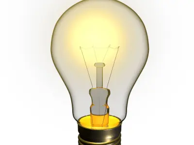 Incandescent lamp 3D model