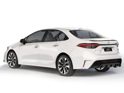 Toyota Corolla XSE 2020 3D model
