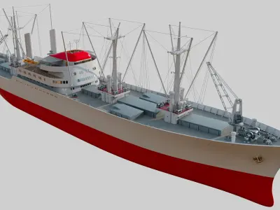 Cap San Diego 3D model