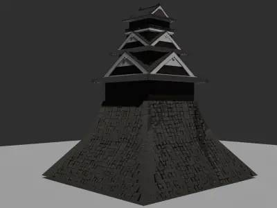 Japanese Castle 3D model