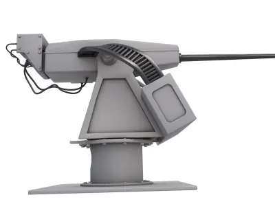 Oerlikon Searanger Naval Gun 3D model
