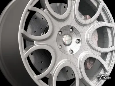 Alfa Brera rim 3D model