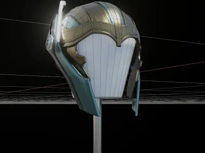  Helmet from movie Thor 3 3D model