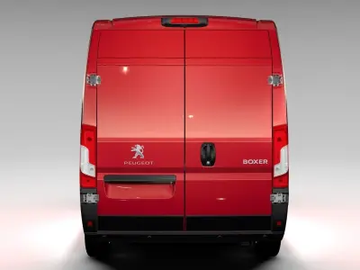 Peugeot Boxer Van L1H2 2017 3D model