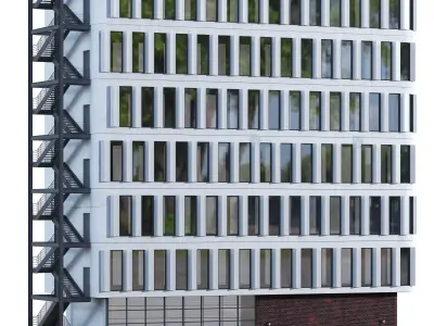 Residental Building 06 3D model