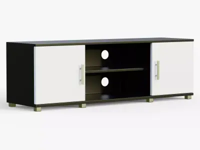 TV Stand-01  Free low-poly 3D model