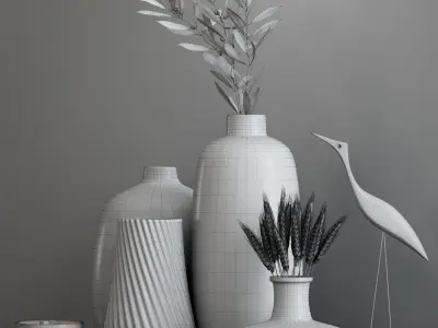 Decorative set 3D model