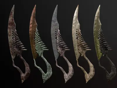 Demonic Sword Demon Sword 3D model