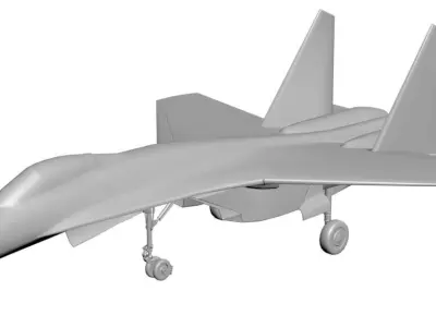 Multirole fighter aircraft 3D model