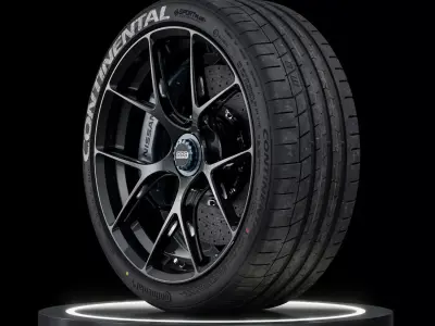Continental Extreme Contact Sport 235 35 ZR19 3D model