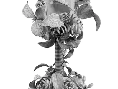 decorative tree 3D model