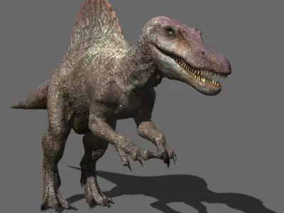 EGYPTICUS spinosaur dinosaur - 3d model 3D model