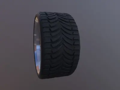 Tire Sport Free low-poly 3D model